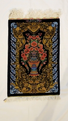 گلدانی حاشیه پرکار آبیارحسینی